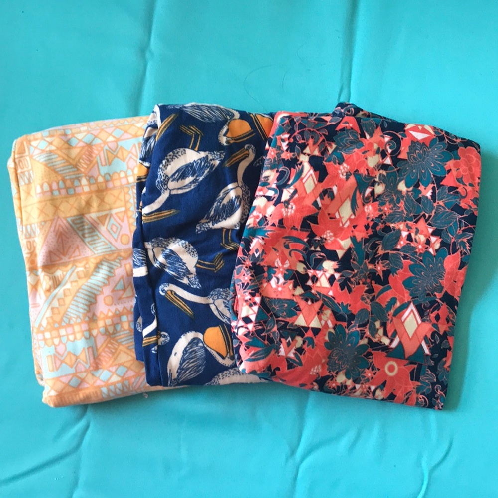 NWOT! Lula Roe Leggings OS Set#16